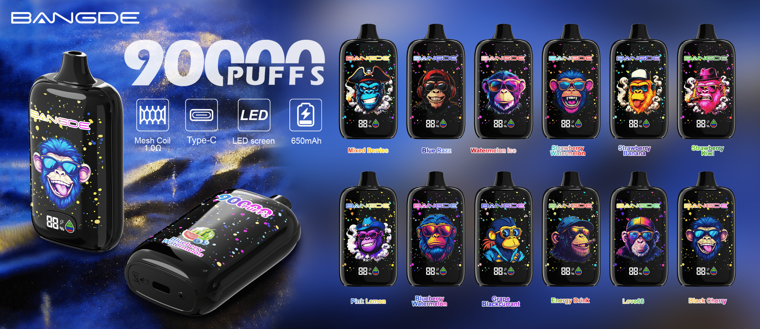 Bang De 90K Puffs Banner