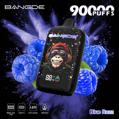 Bang De 90K Puffs Flavors Blue Razz