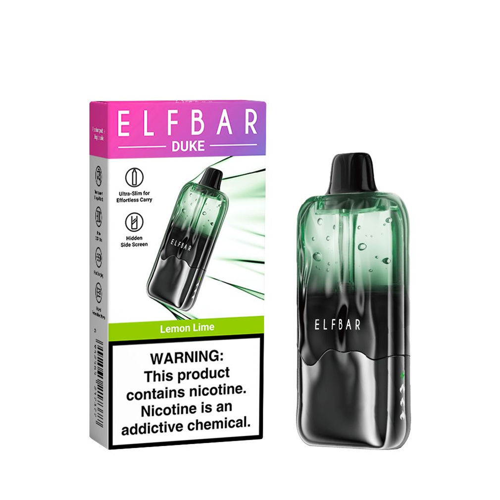 ELF BAR Duke 30000 Puffs Favors Lemon Lime