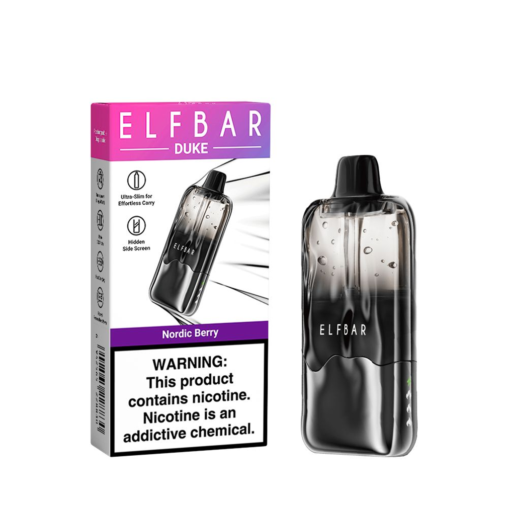 ELF BAR Duke 30000 Puffs Favors Nordic Berry