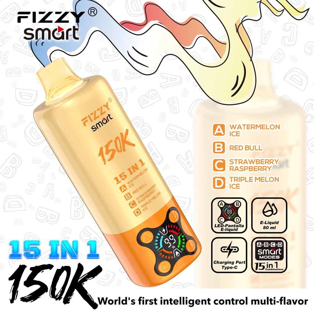 Fizzy Smart 150K Puffs Flavors 1