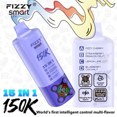 Fizzy Smart 150K Puffs Flavors 10