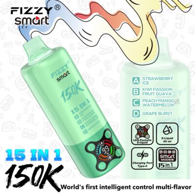 Fizzy Smart 150K Puffs Flavors 2