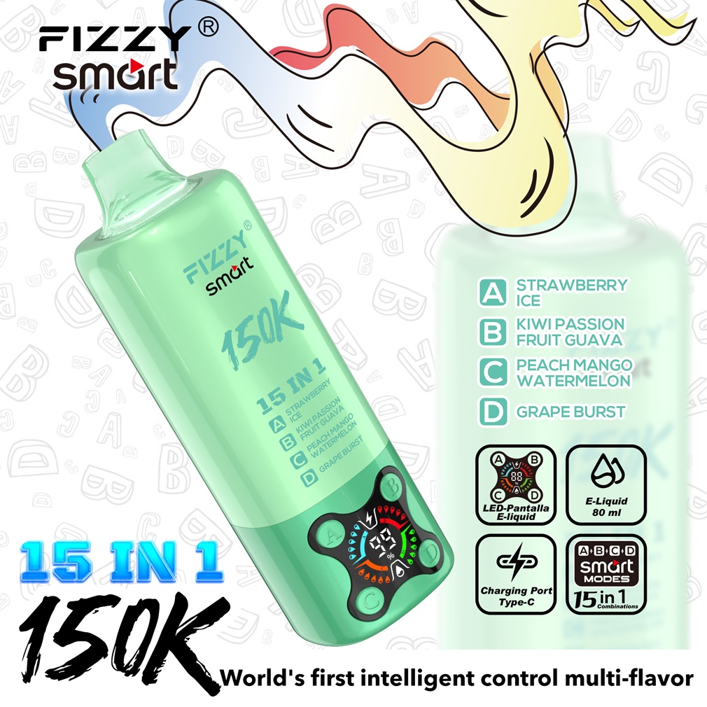 Fizzy Smart 150K Puffs Flavors 2