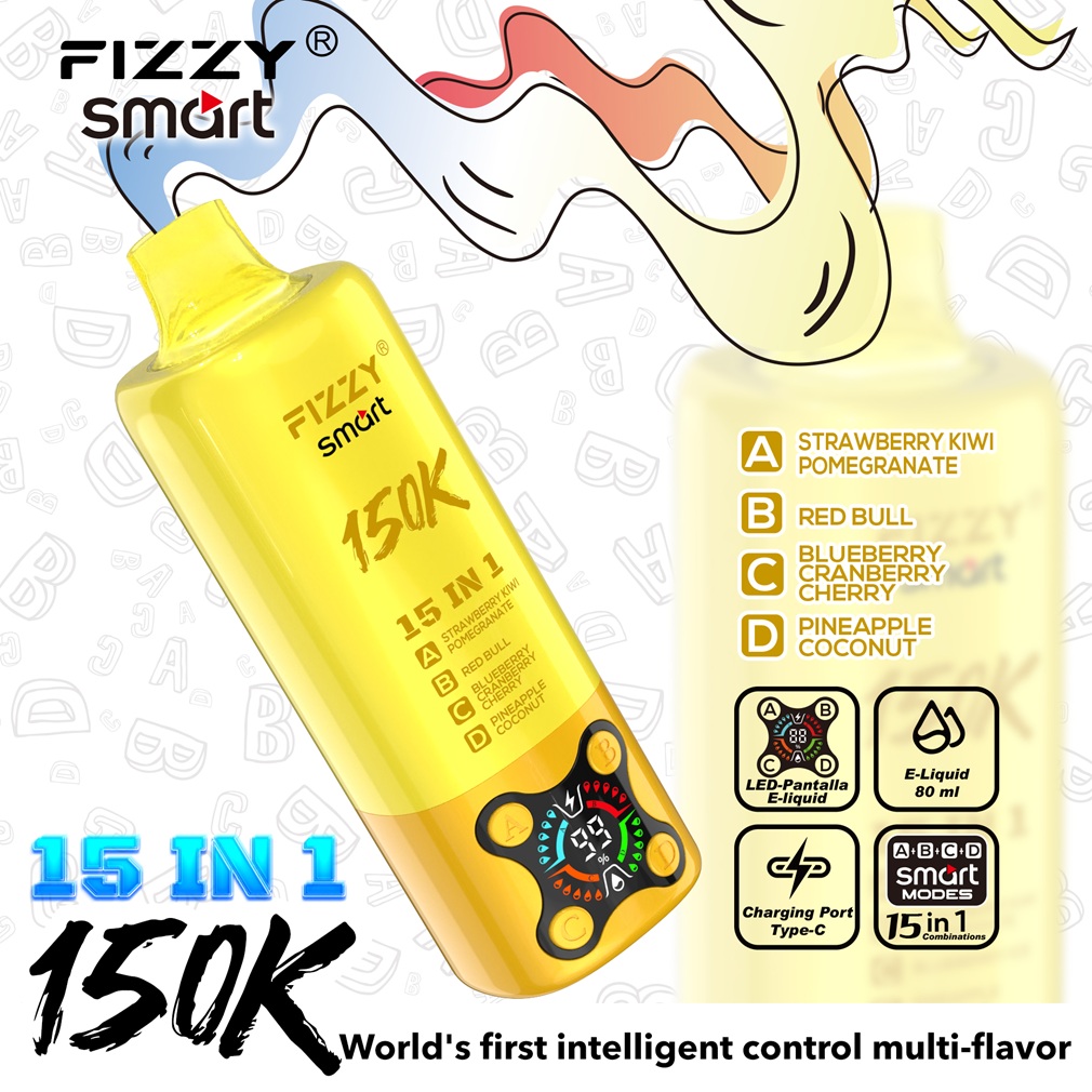 Fizzy Smart 150K Puffs Flavors 3