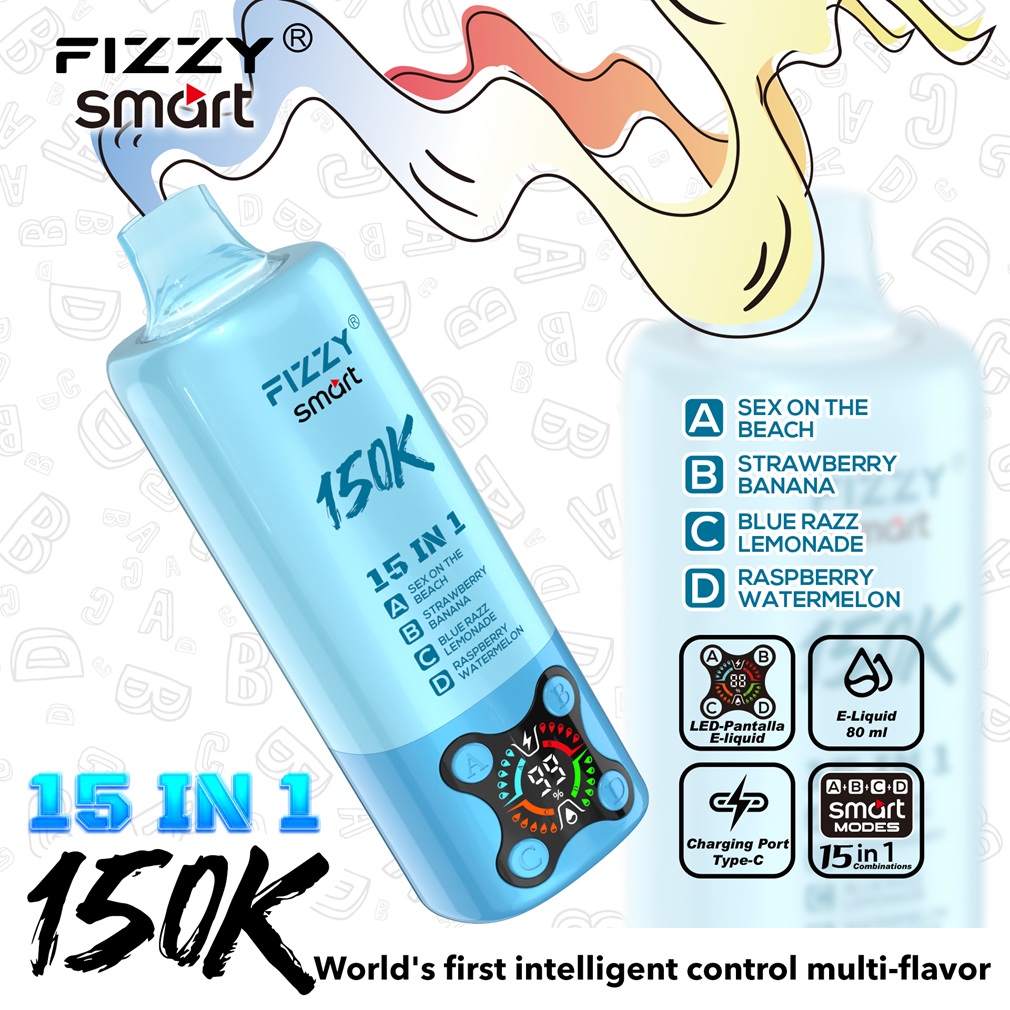 Fizzy Smart 150K Puffs Flavors 5