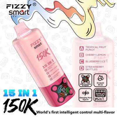 Fizzy Smart 150K Puffs Flavors 6