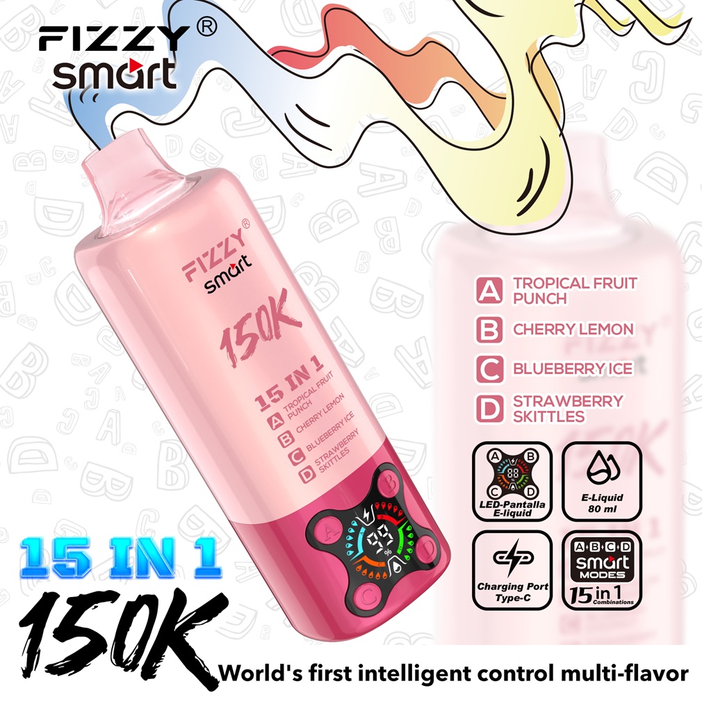 Fizzy Smart 150K Puffs Flavors 6