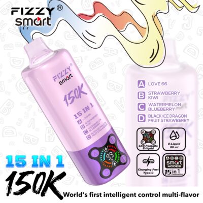 Fizzy Smart 150K Puffs Flavors 7