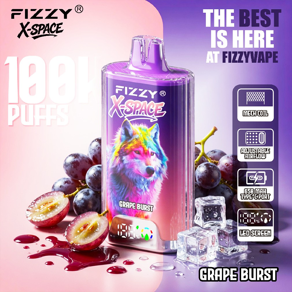 Fizzy X SPACE 100K Puffs Flavors 13