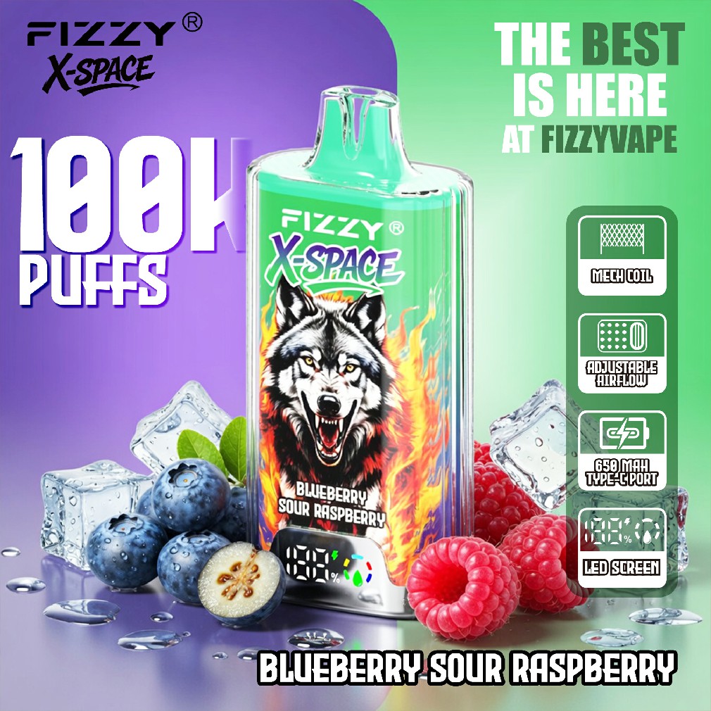 Fizzy X SPACE 100K Puffs Flavors 14