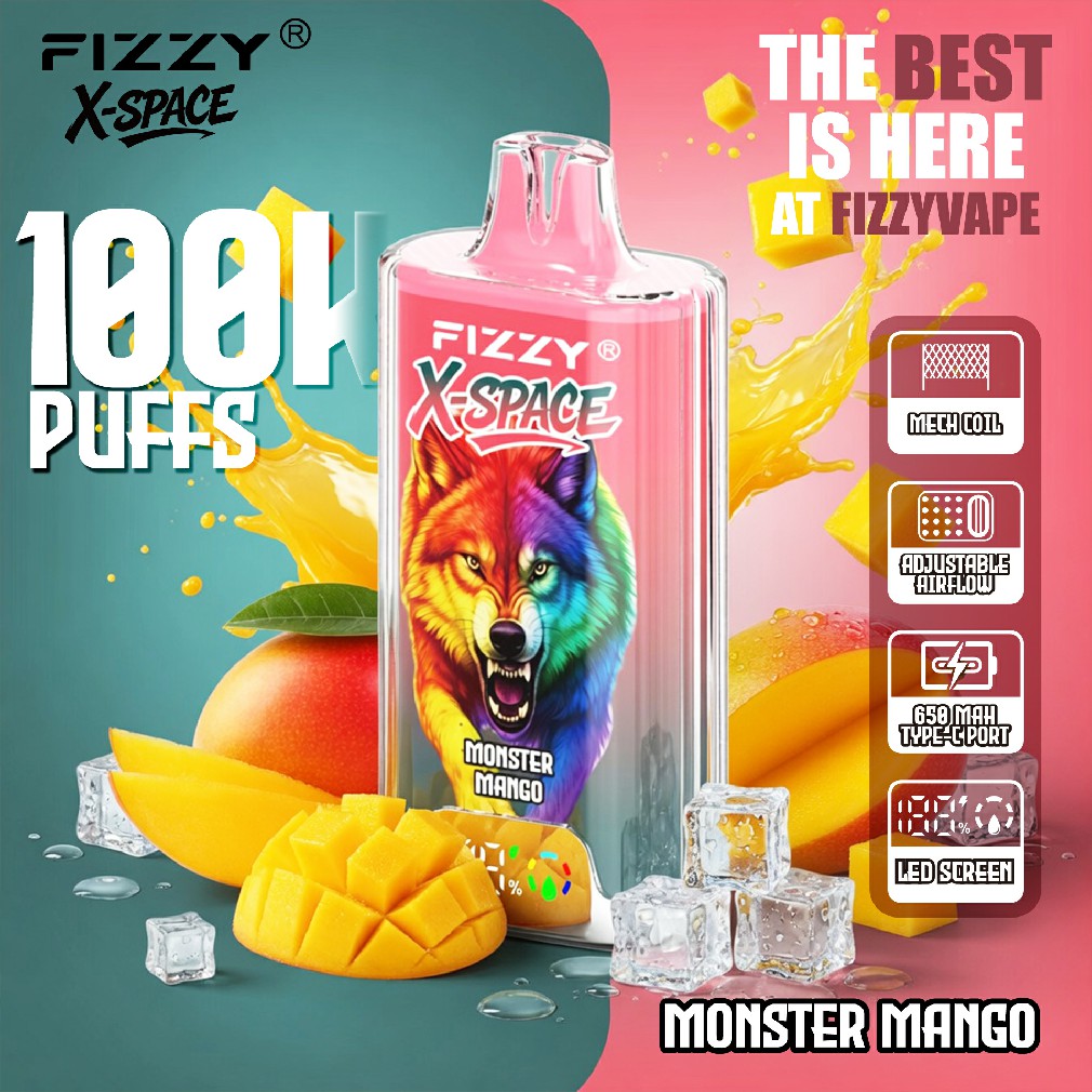 Fizzy X SPACE 100K Puffs Flavors 16