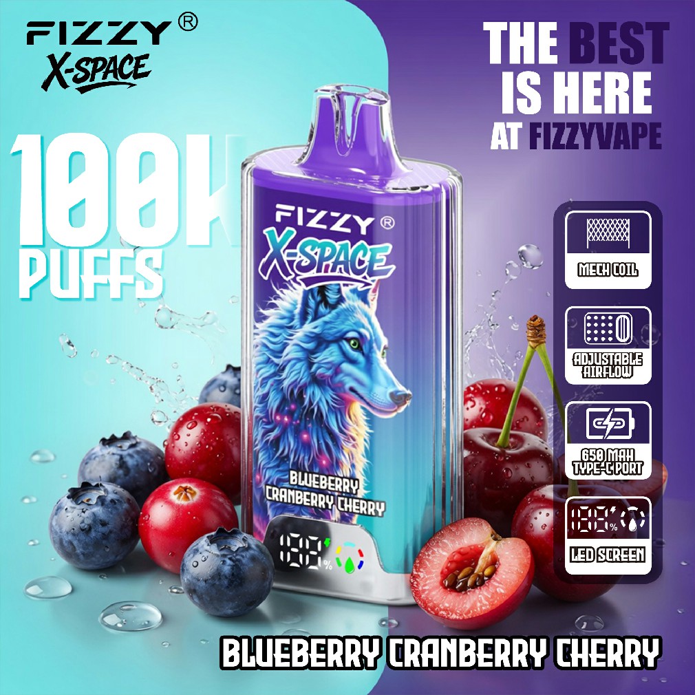 Fizzy X SPACE 100K Puffs Flavors 2