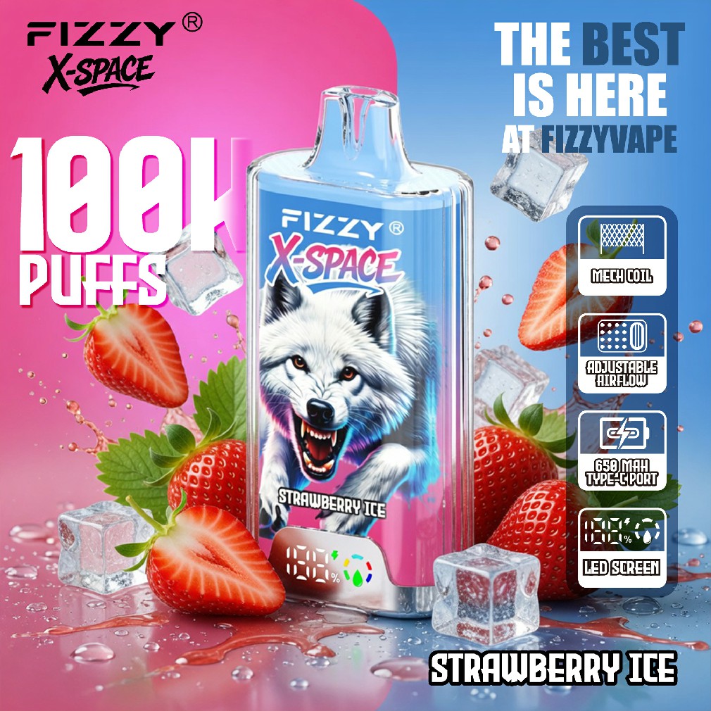 Fizzy X SPACE 100K Puffs Flavors 8