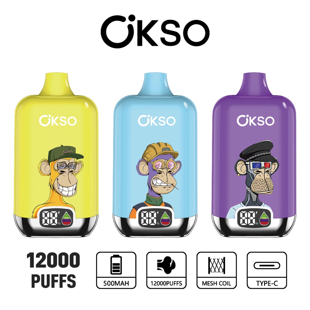 OKSO Digital 12000 Puffs