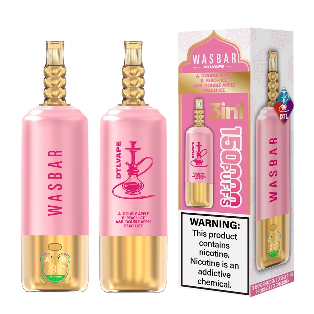 WASBAR 150K Puffs 3in1 Flavors 10