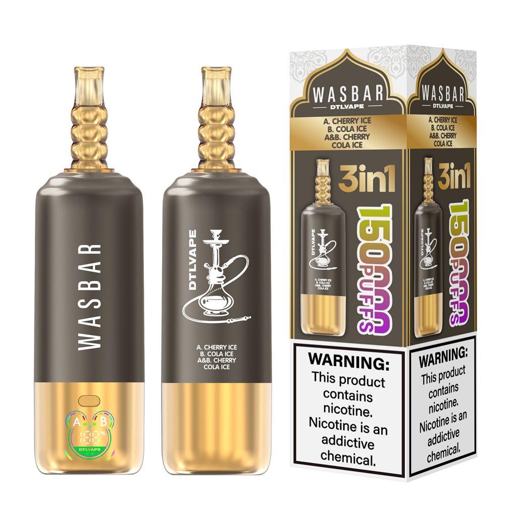 WASBAR 150K Puffs 3in1 Flavors 2