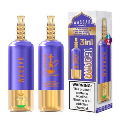 WASBAR 150K Puffs 3in1 Flavors 5