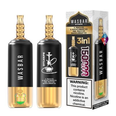 WASBAR 150K Puffs 3in1 Flavors 6