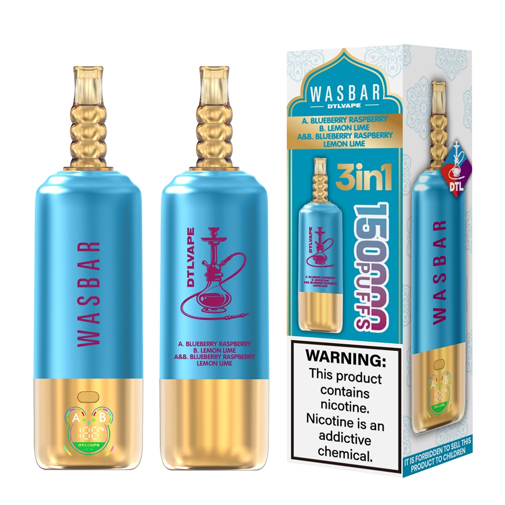 WASBAR 150K Puffs 3in1 Flavors 7