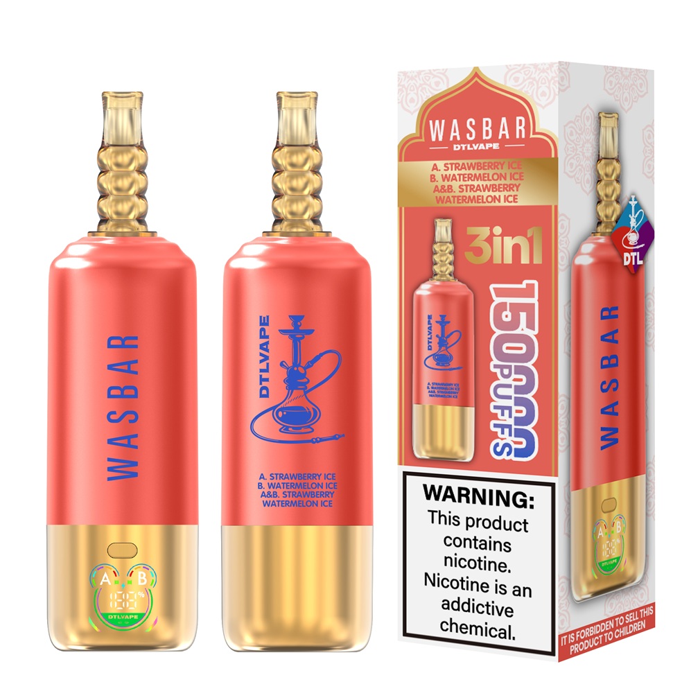 WASBAR 150K Puffs 3in1 Flavors 8