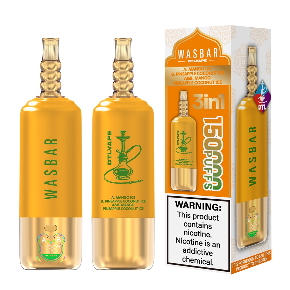 WASBAR 150K Puffs 3in1 Flavors 9