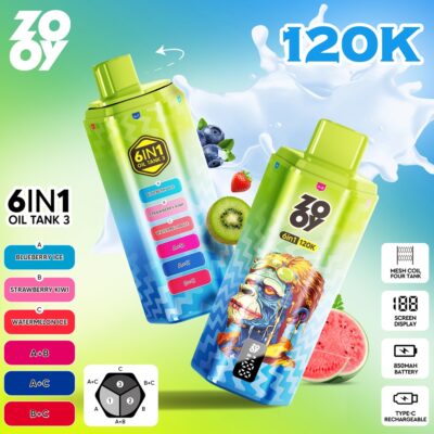 ZOOY 120K Puffs 6in1 Flavors 5