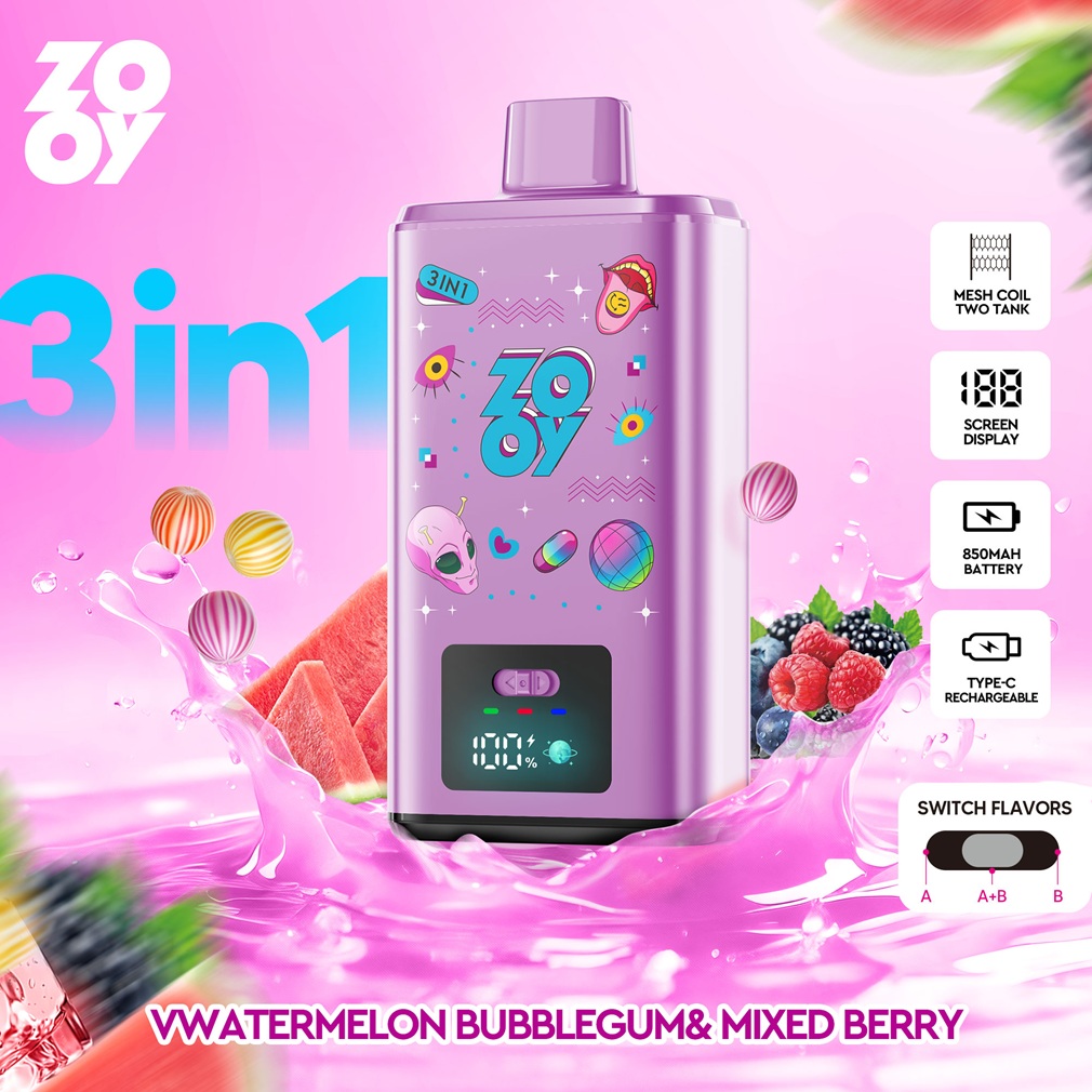 ZOOY 150K Puffs 3in1 Flavors 11