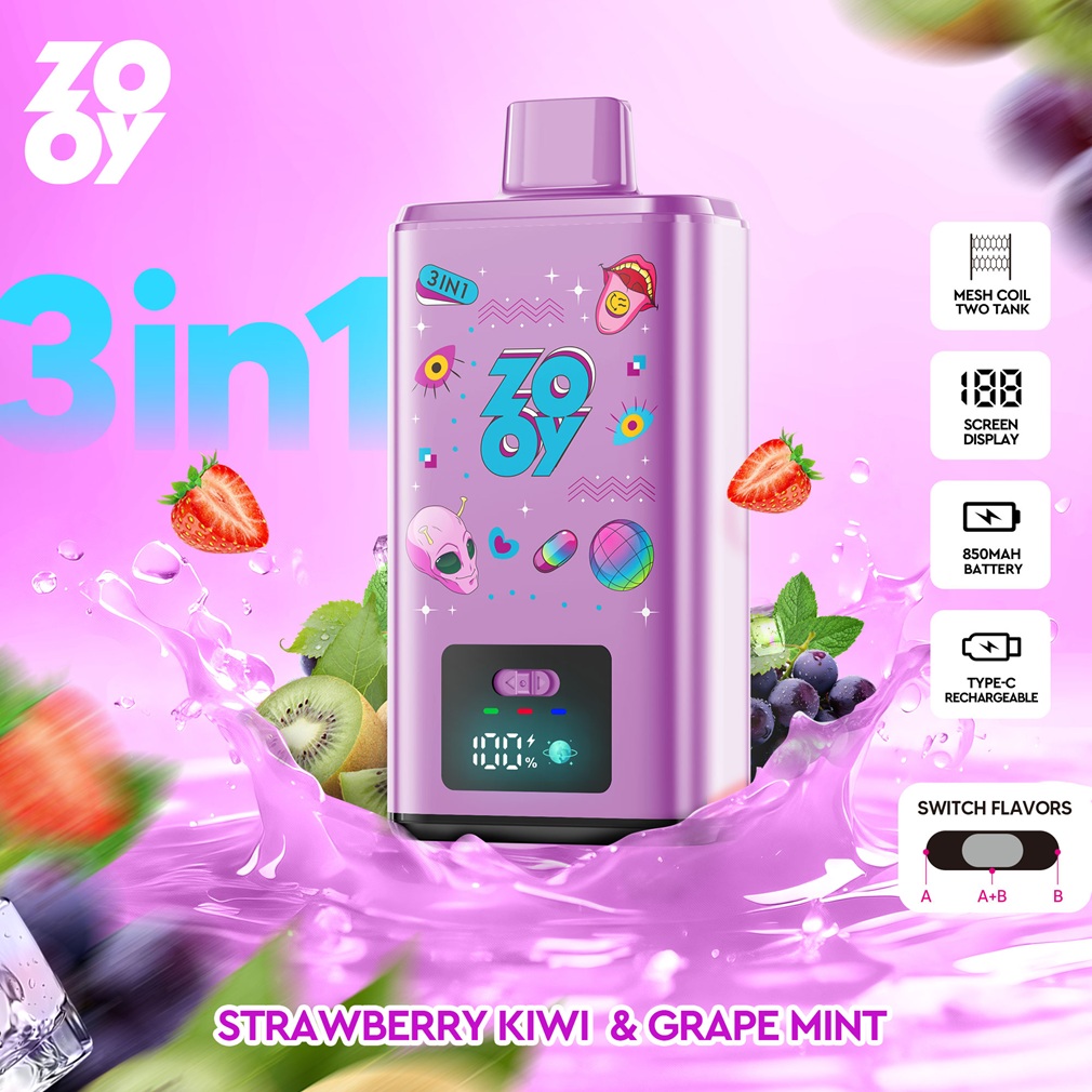 ZOOY 150K Puffs 3in1 Flavors 2