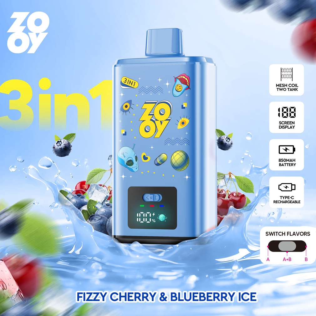 ZOOY 150K Puffs 3in1 Flavors 3
