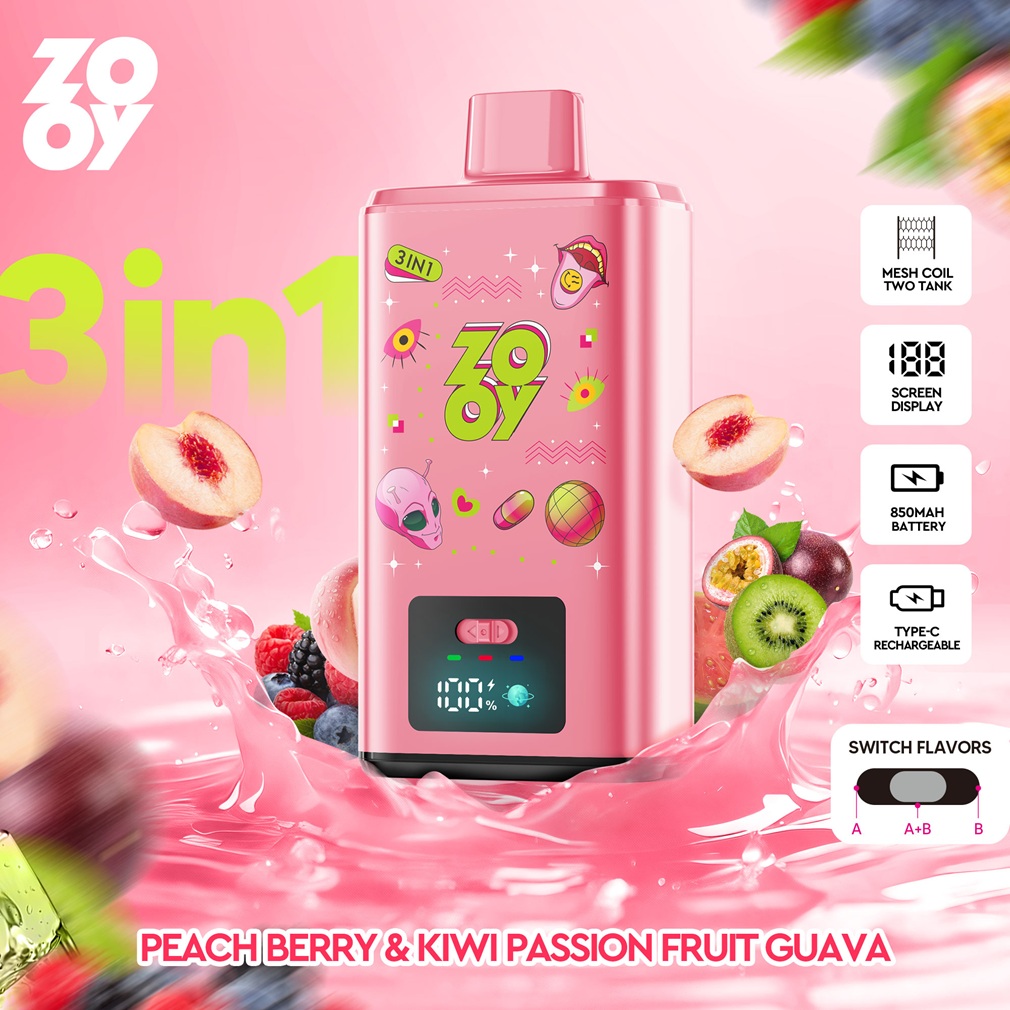 ZOOY 150K Puffs 3in1 Flavors 9