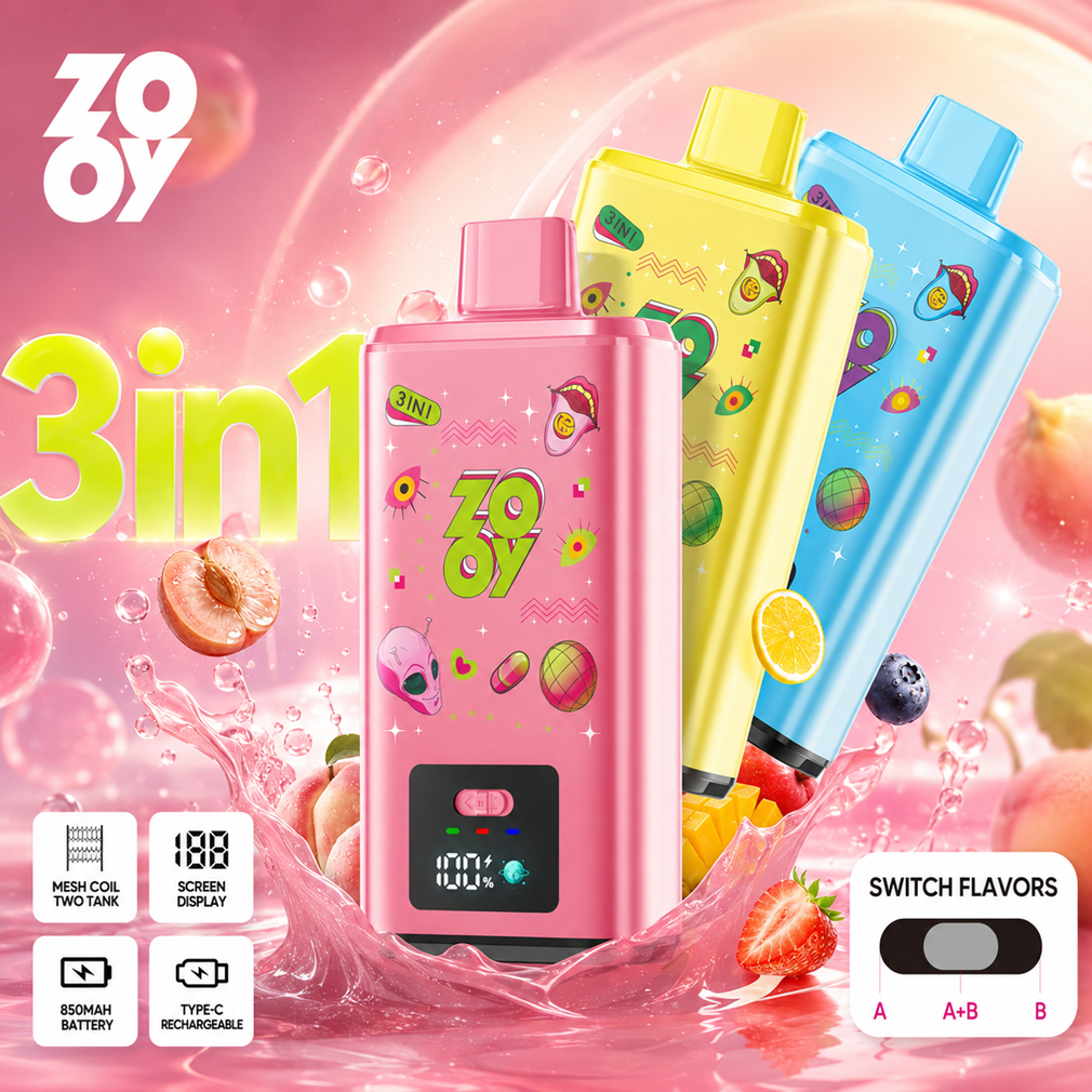 ZOOY 150K Puffs 3in1