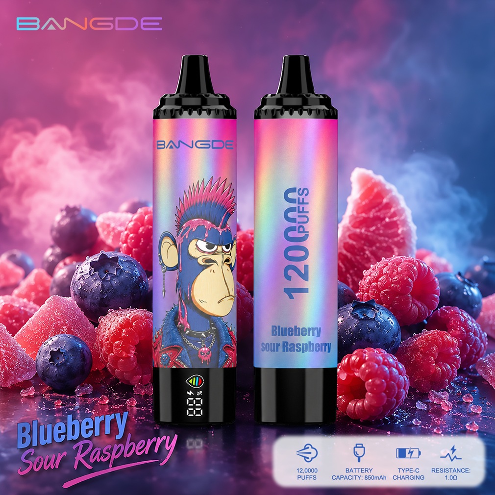 Bang DE 120K Puffs Flavors Blueberry sour Raspberry