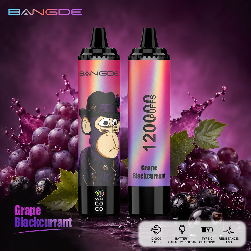 Bang DE 120K Puffs Flavors Grape Blackcurrant