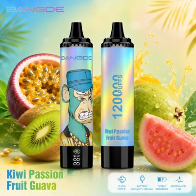 Bang DE 120K Puffs Flavors Kiwi Passion Fruit Guava