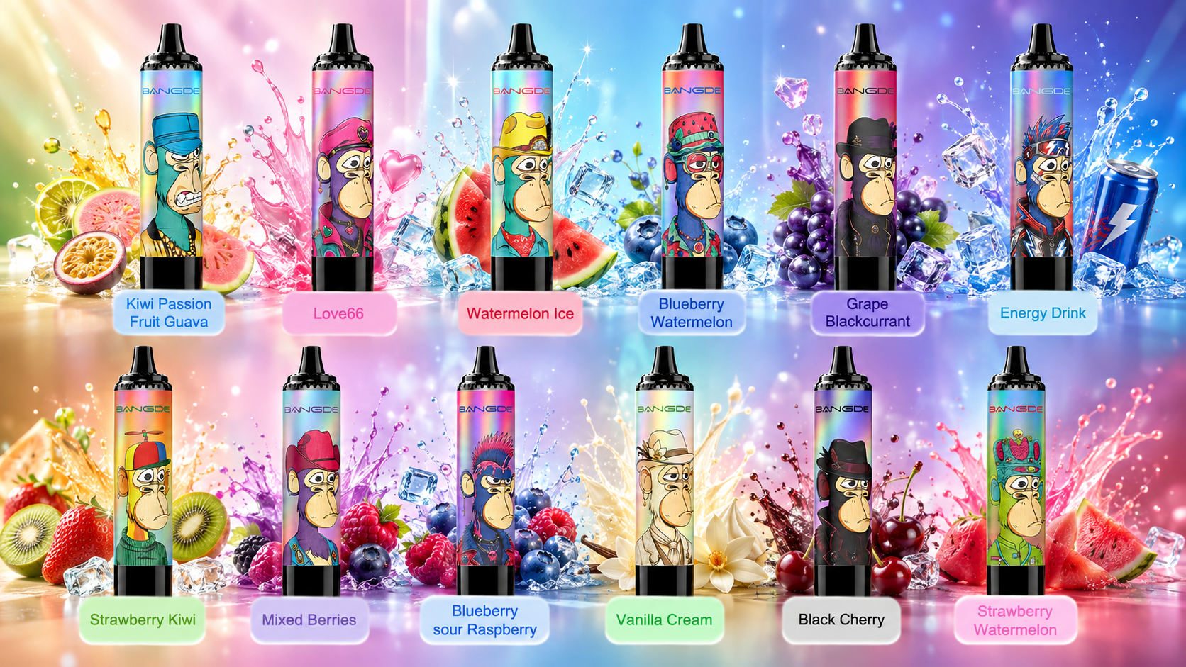 Bang DE 120K Puffs Flavors Bang DE 120K Puffs Flavors