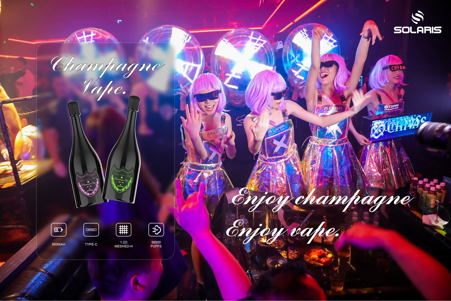 Champagne Vape 30000 Puffs Banner