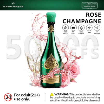 Champagne Vape 50000 Puffs Flavors rose champagne