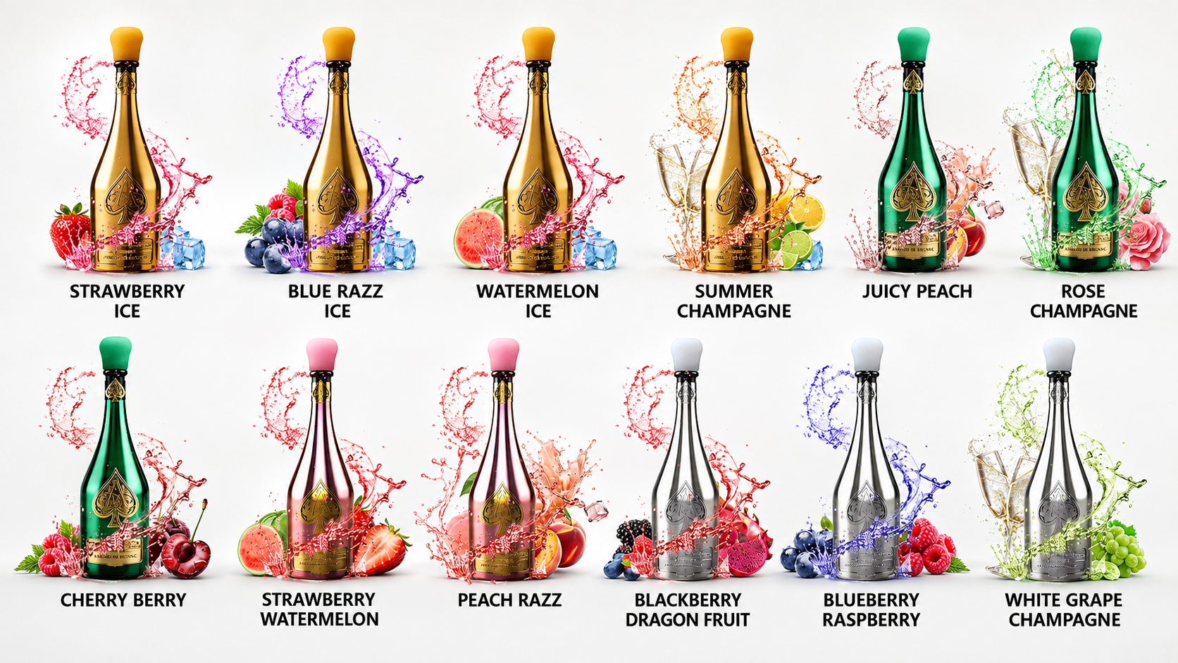 Champagne Vape 50000 Puffs Flavors Champagne Vape 50000 Puffs Flavors