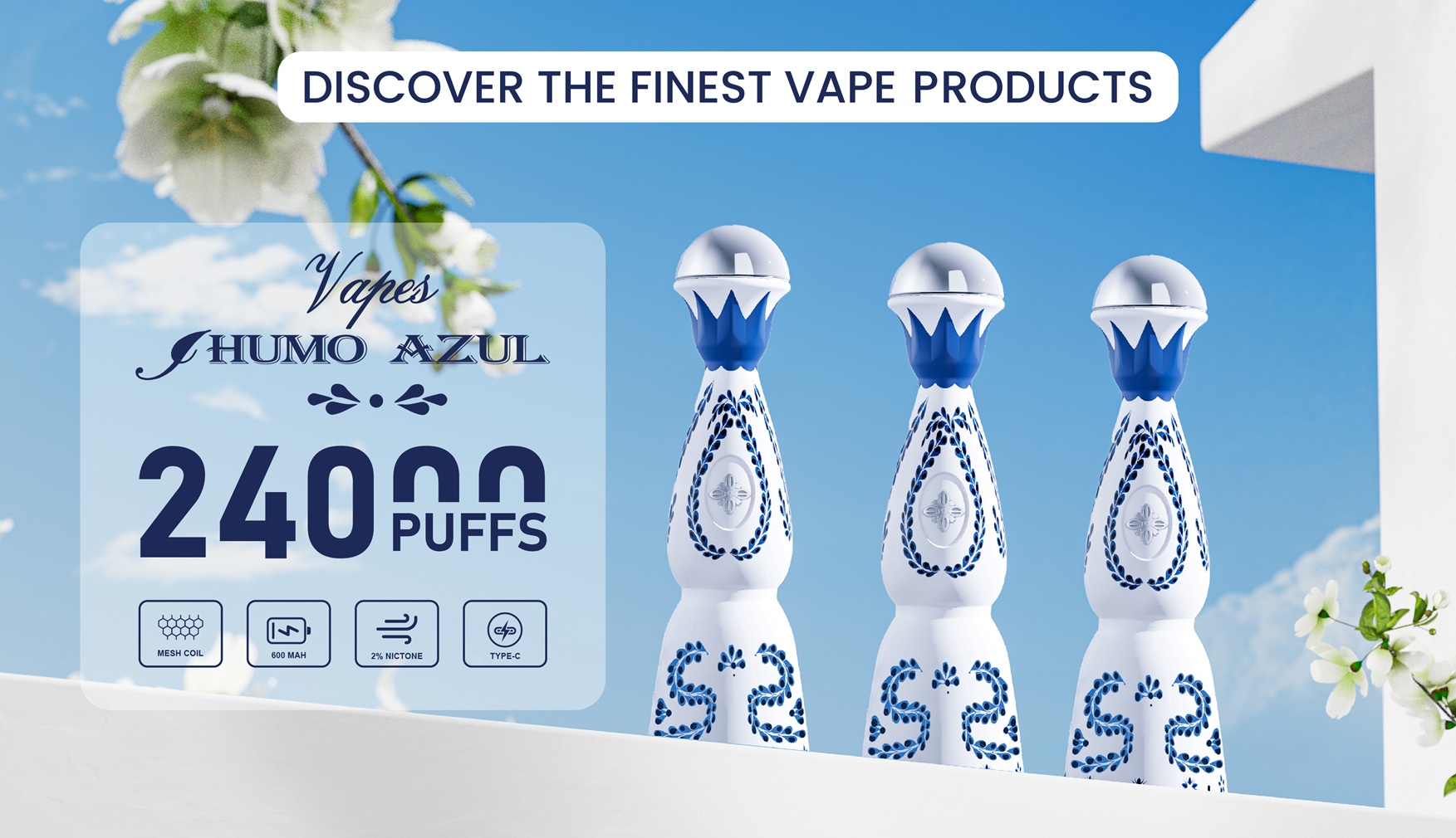 Humo Azul 24000 Puffs Banner