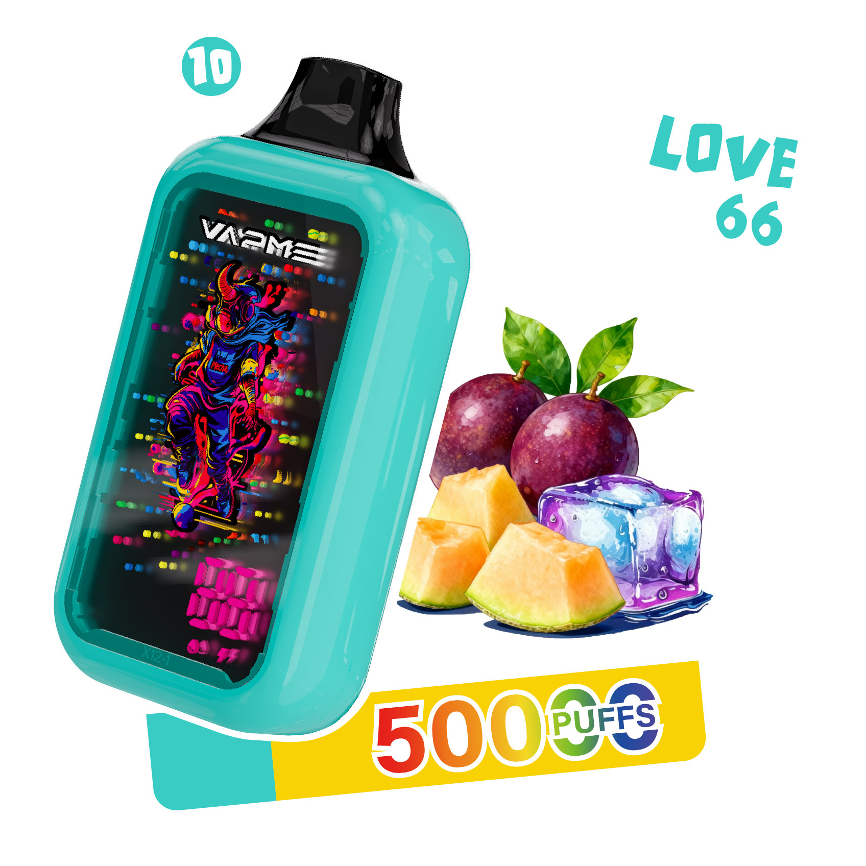 Vapme Digital 50000 Puffs Flavors 10