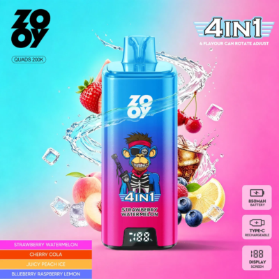 ZOOY 4in1 Quads 200K Puffs Flavors 1