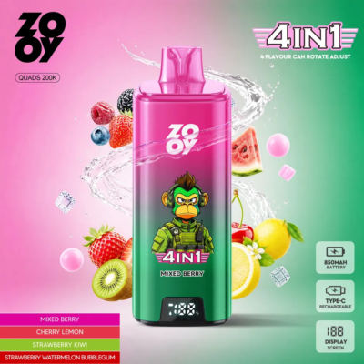 ZOOY 4in1 Quads 200K Puffs Flavors 7