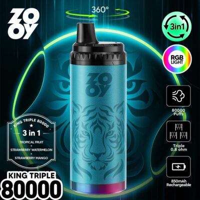 ZOOY King Triple 80000 Puffs Flavors 05