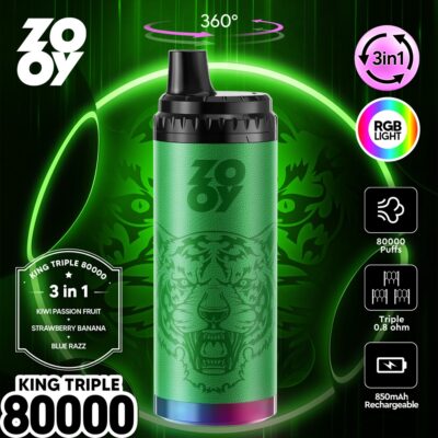 ZOOY King Triple 80000 Puffs Flavors 08