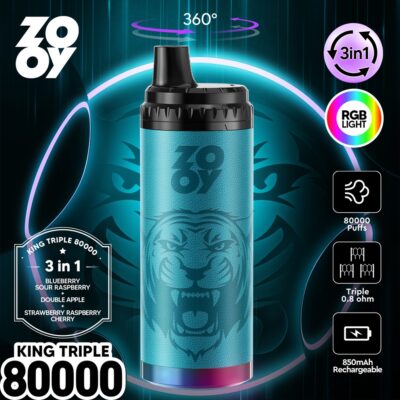 ZOOY King Triple 80000 Puffs Flavors 10