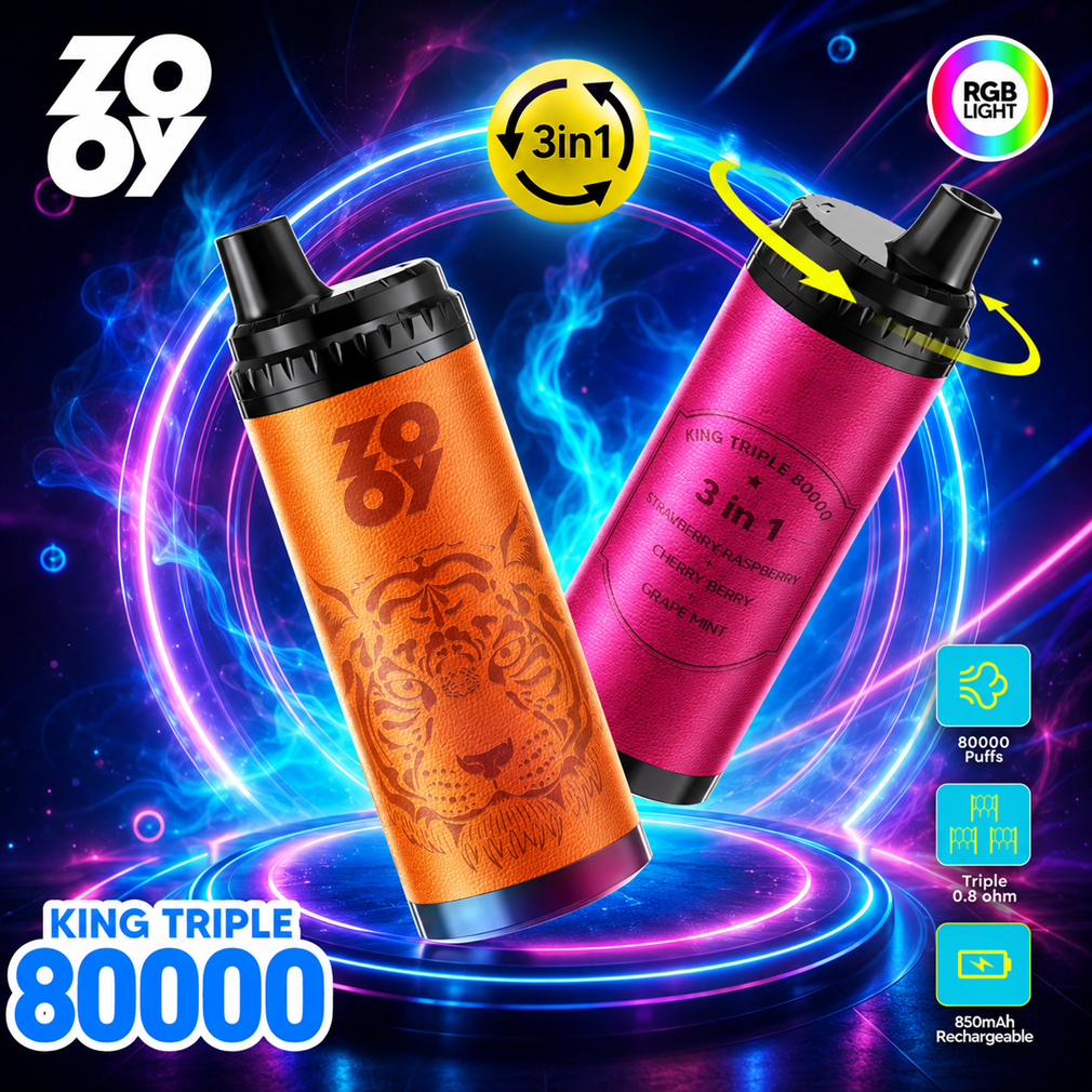 ZOOY King Triple 80000 Puffs