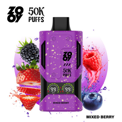 ZOOY Mecha 50000 Puffs Mixed Berry
