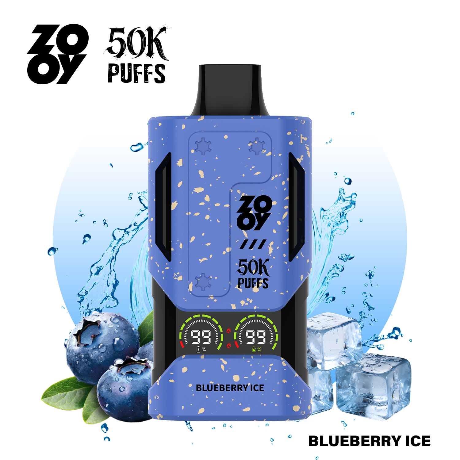ZOOY Mecha 50000 Puffs blueberry ice
