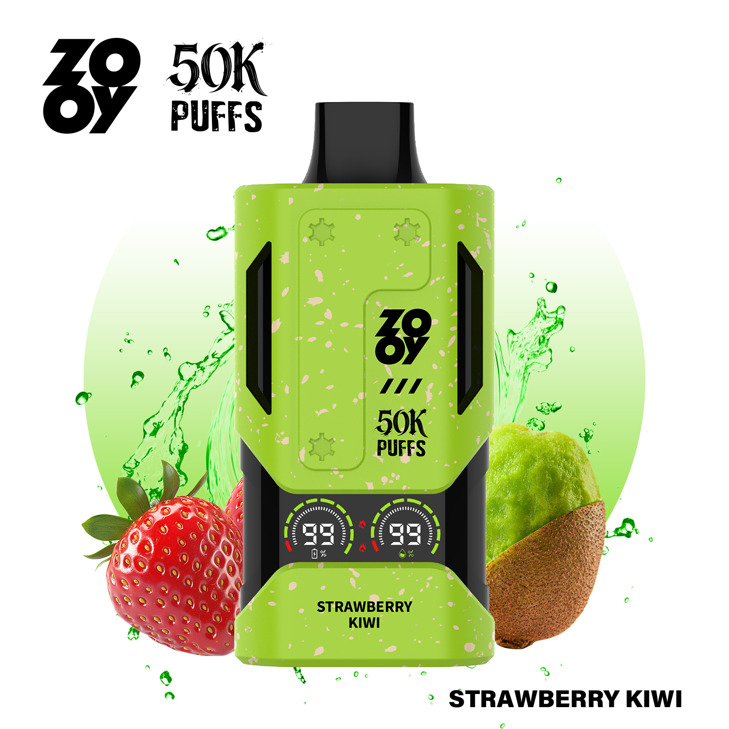 ZOOY Mecha 50000 Puffs strawberry kiwi